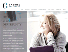 Tablet Screenshot of gabriel-investors.com